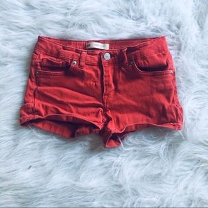 Levis Girls Size 12 Red Short Shorts